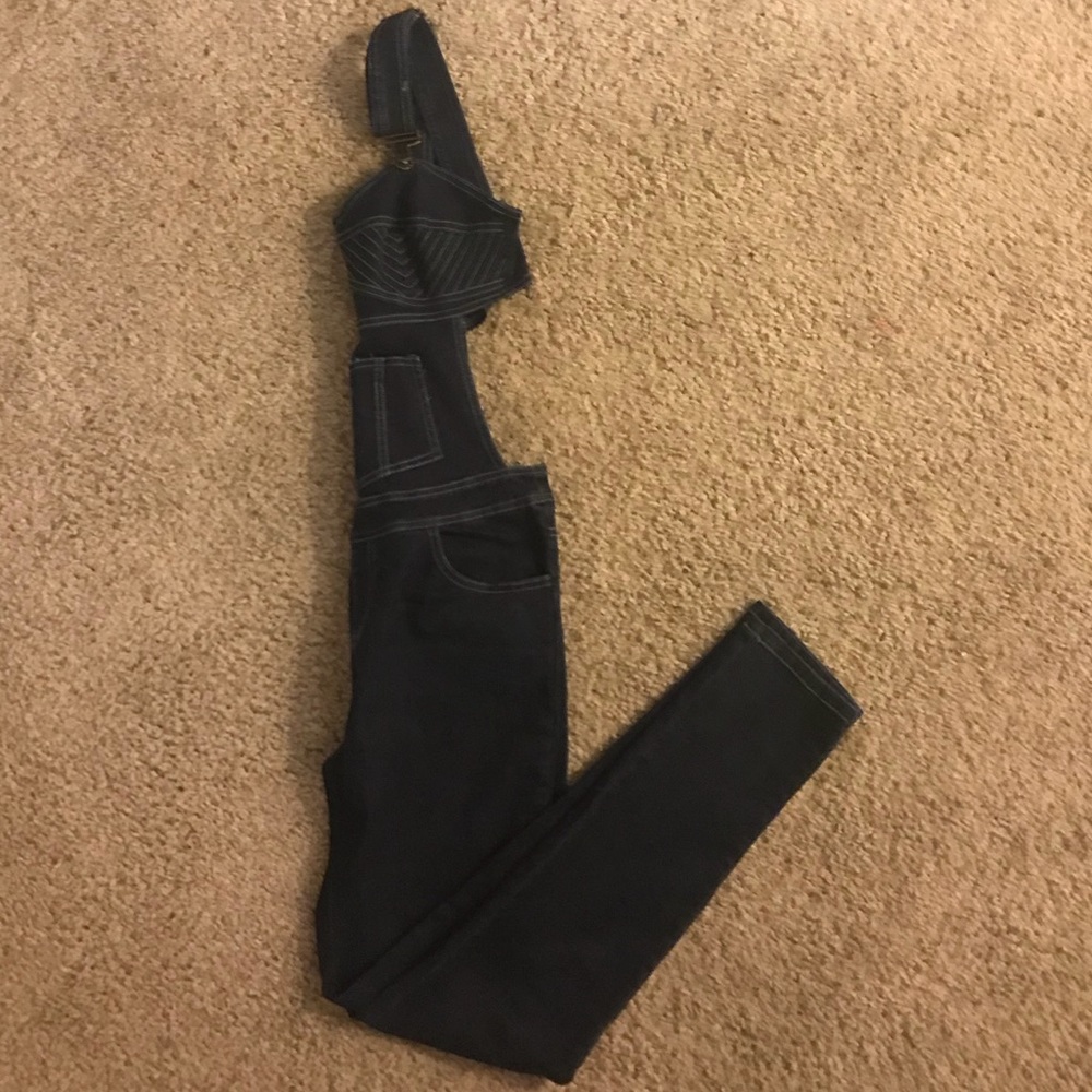 Jean Cut out  Overalls